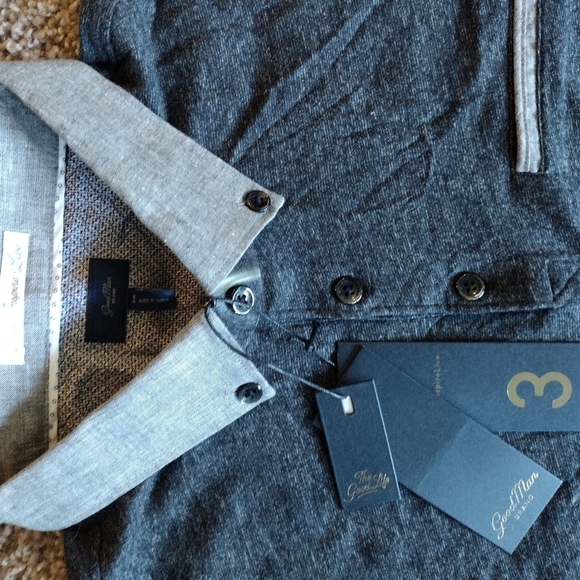 Good Man Brand Gray And Burgundy Polo Shirts NWT - Picture 7 of 7